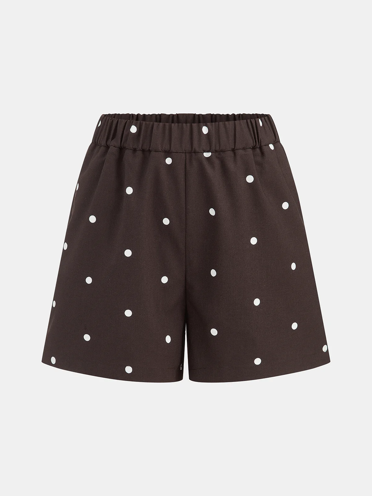 Polka Dot Peplum Cami Top & Shorts Set - Image 5