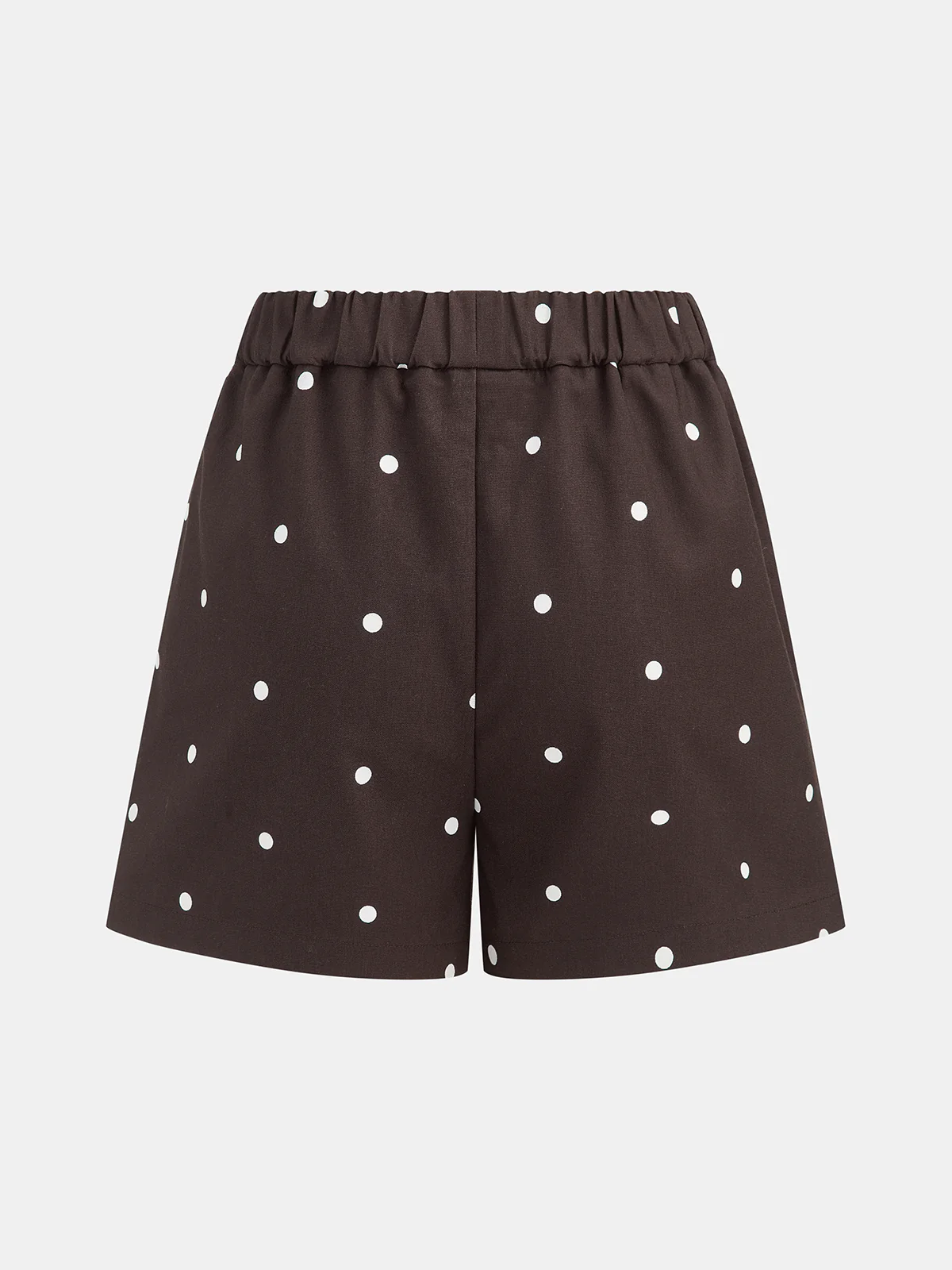 Polka Dot Peplum Cami Top & Shorts Set - Image 6