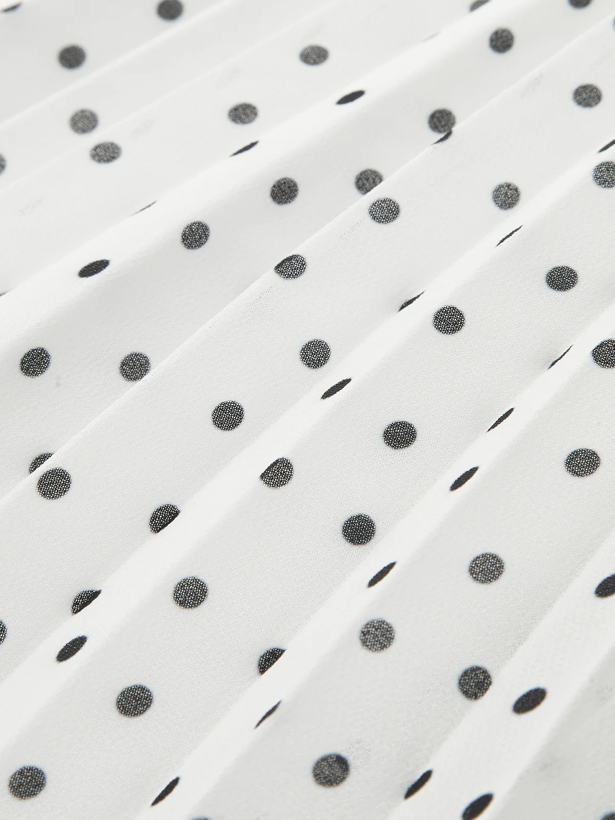 Polka Dot Pleated Cami Maxi Dress - Image 4