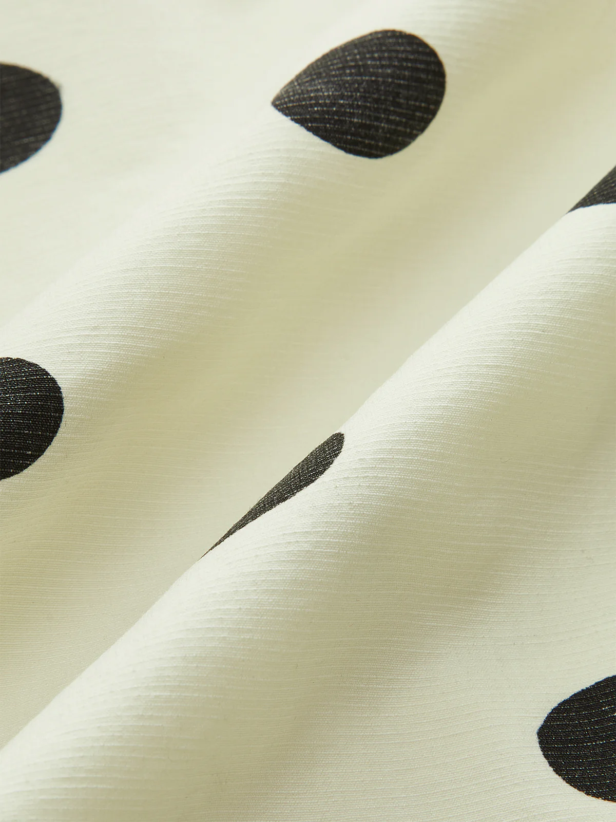 Polka Dot Ruched Strapless Top - Image 5
