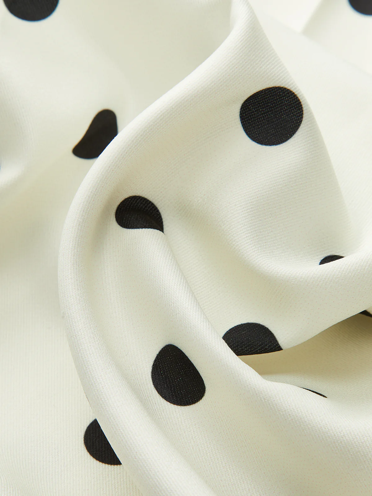 Polka Dot Square Neck Maxi Dress - Image 3