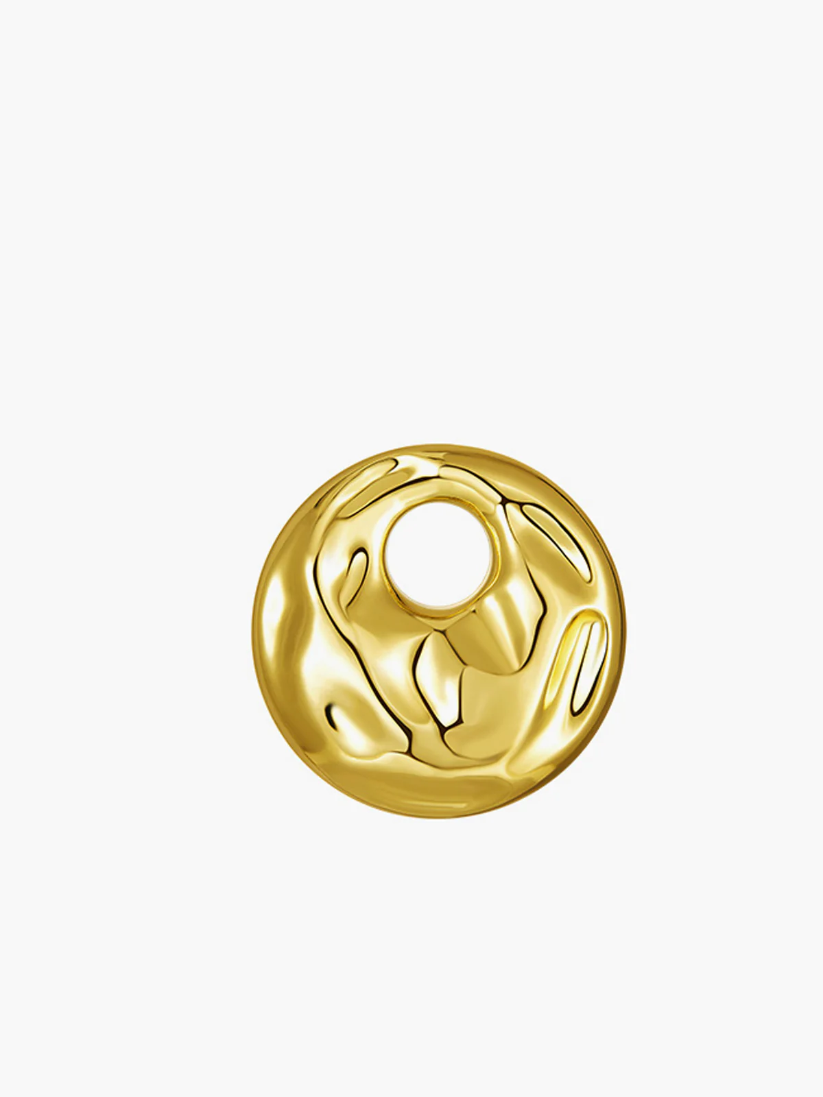Potholes Hollow Hoop Brooch - Image 3