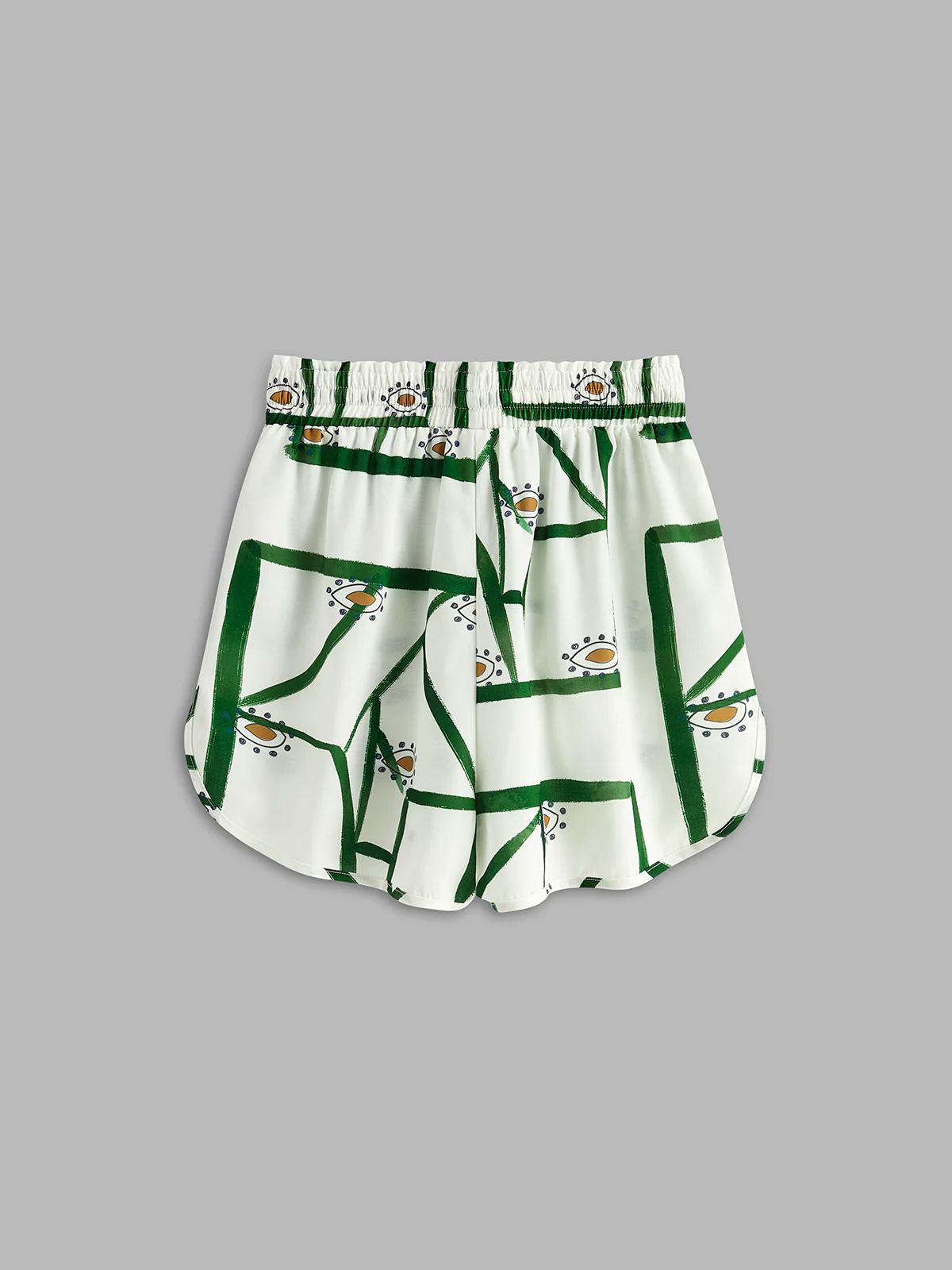 Print Drawstring Shorts Set - Image 9