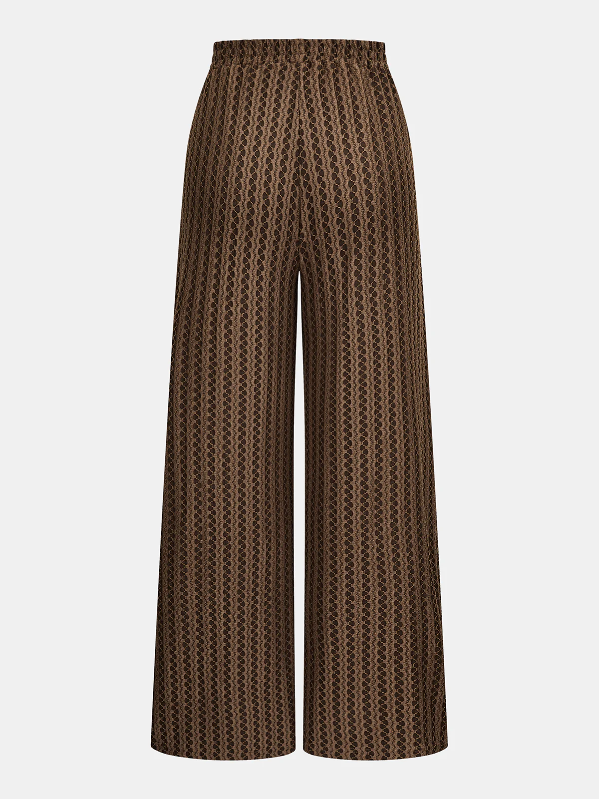 Printed Bell-Sleeve Shirt & Pants Set - Image 5