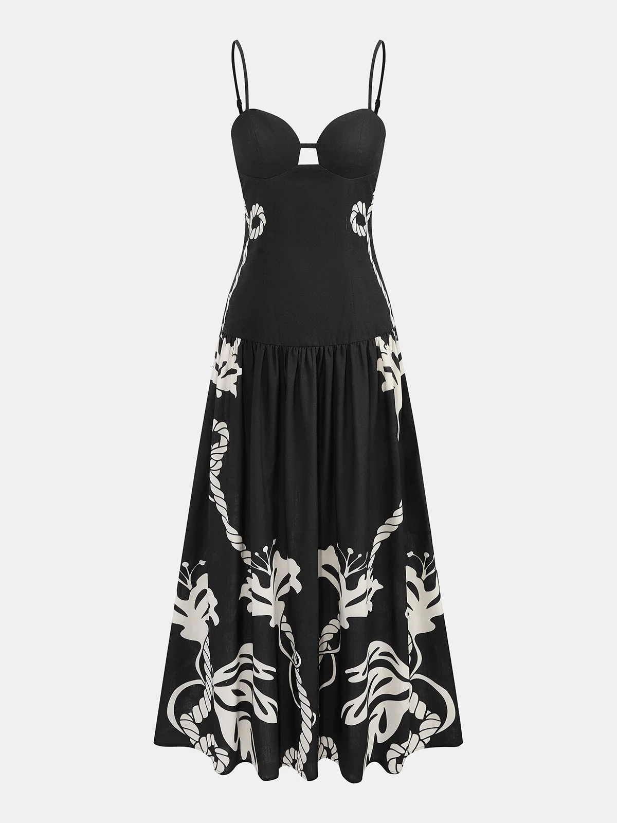 Printed Cami Maxi Dress