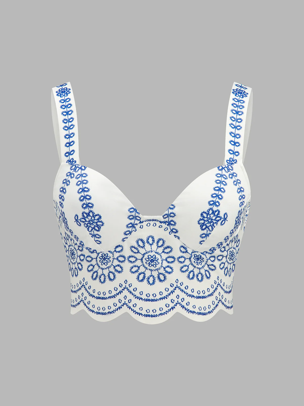 Printed Cami Top & Wide Leg Pants Set - Image 2