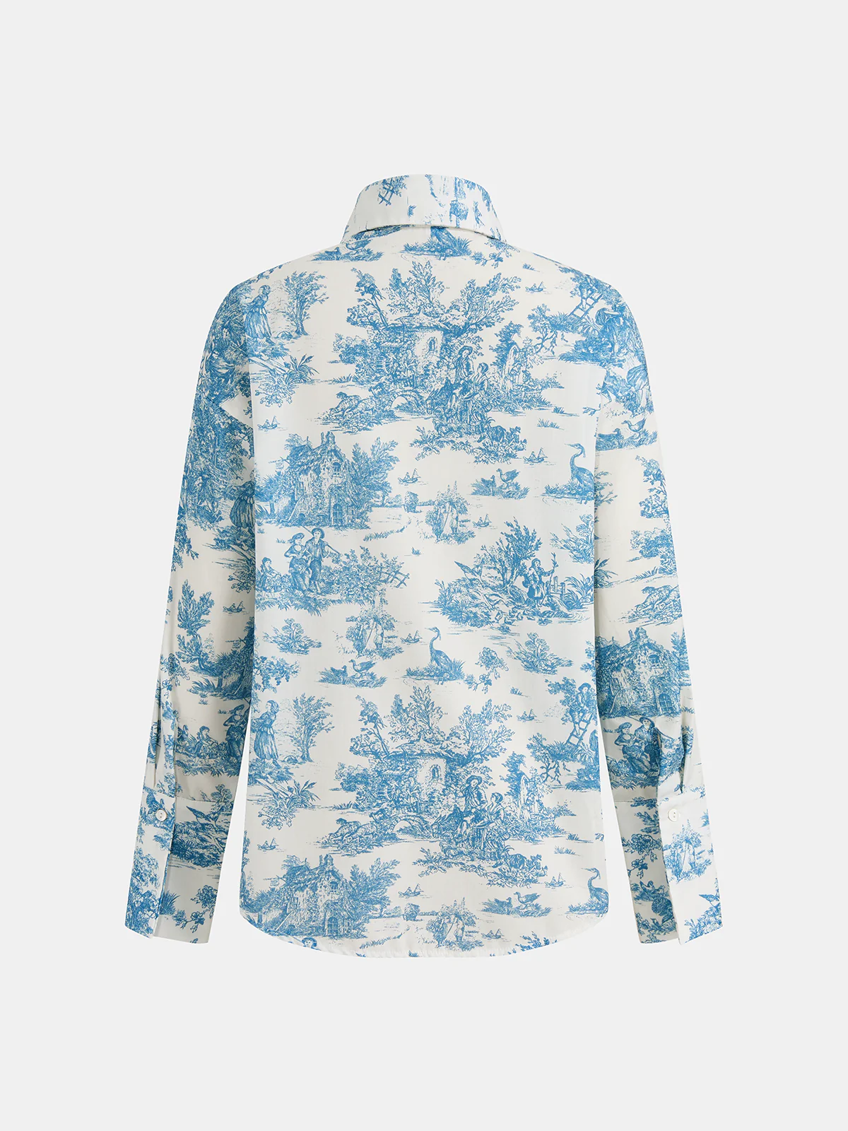 Printed Long sleeve Shirt & Shorts Set - Image 4
