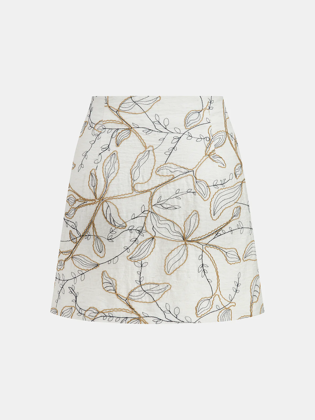 Printed Metal Button Vest & Mini Skirt Set - Image 5