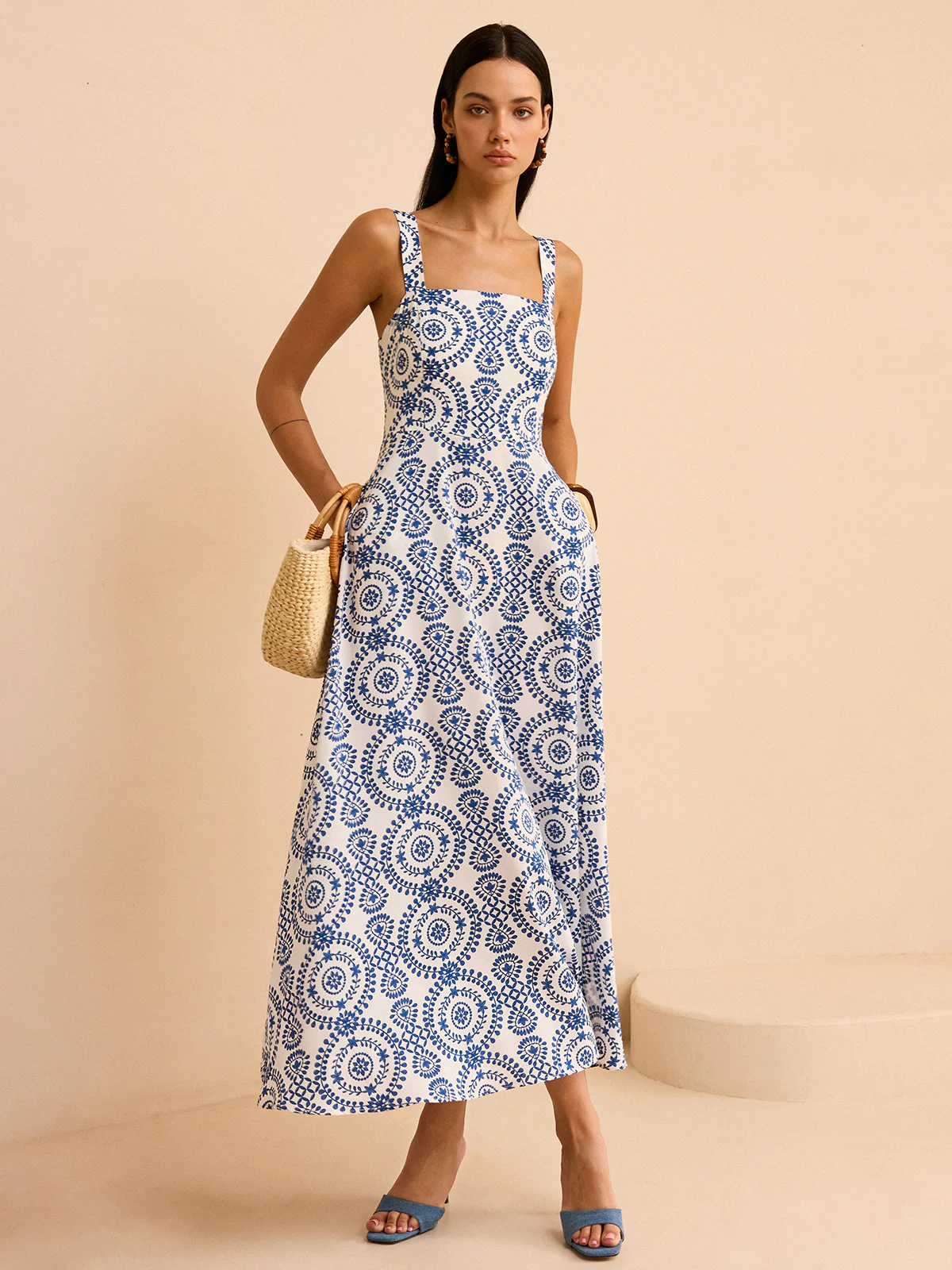Boho Printed Maxi Dress - Image 2