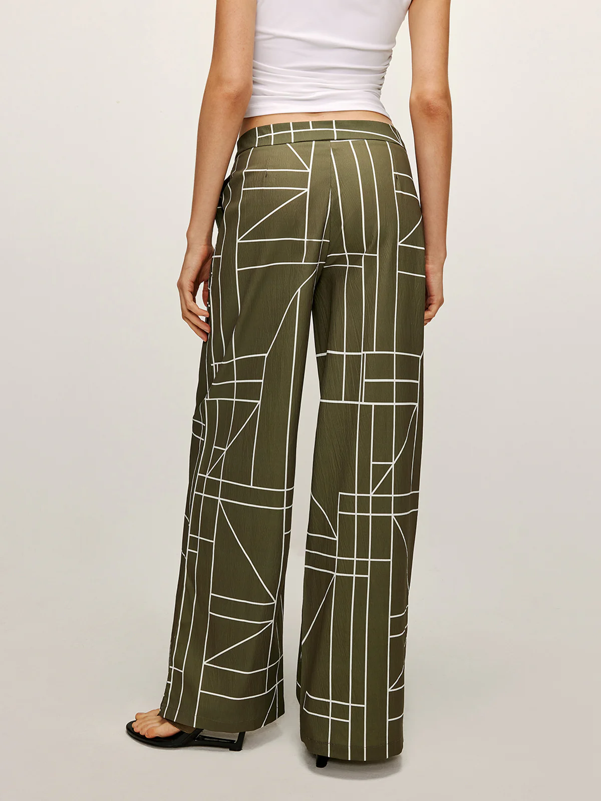 Printed Wide-Leg Pants - Image 3