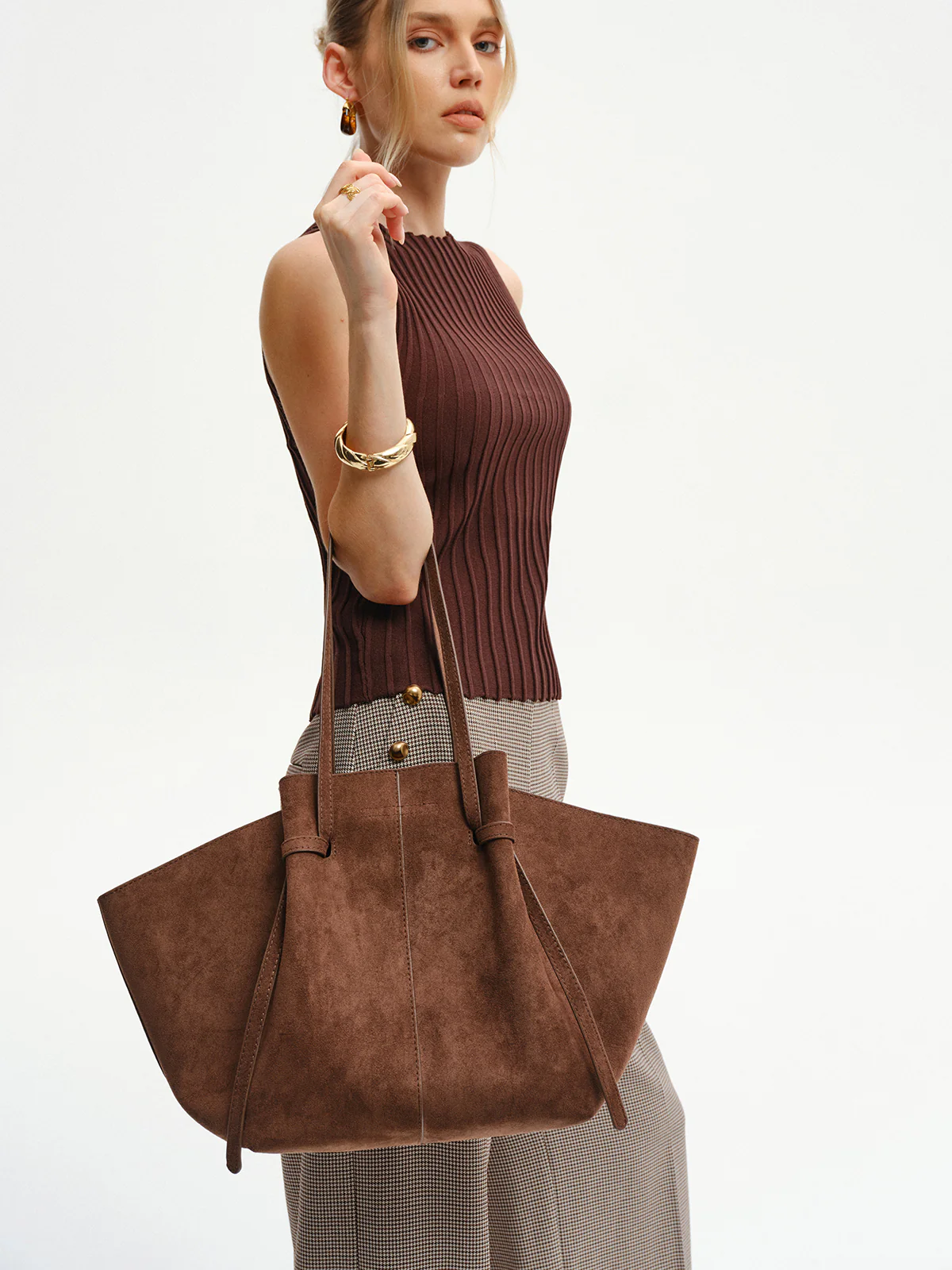 PU Large-Capacity Tote Bag - Image 6