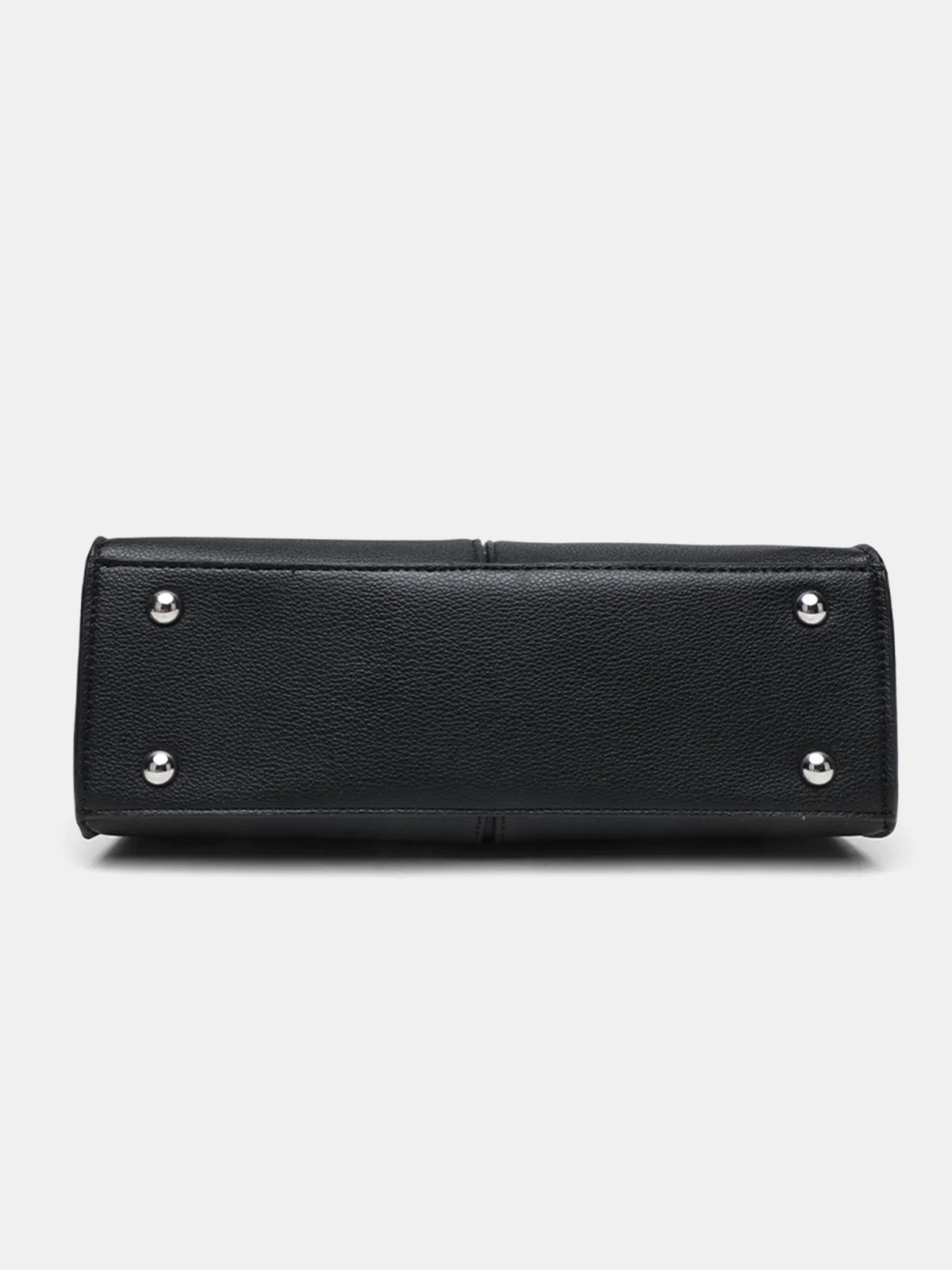 PU Leather Top-Handle Bag - Image 3