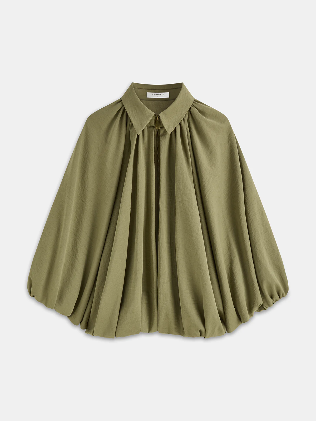 Puffed Bubble Hem Jacket