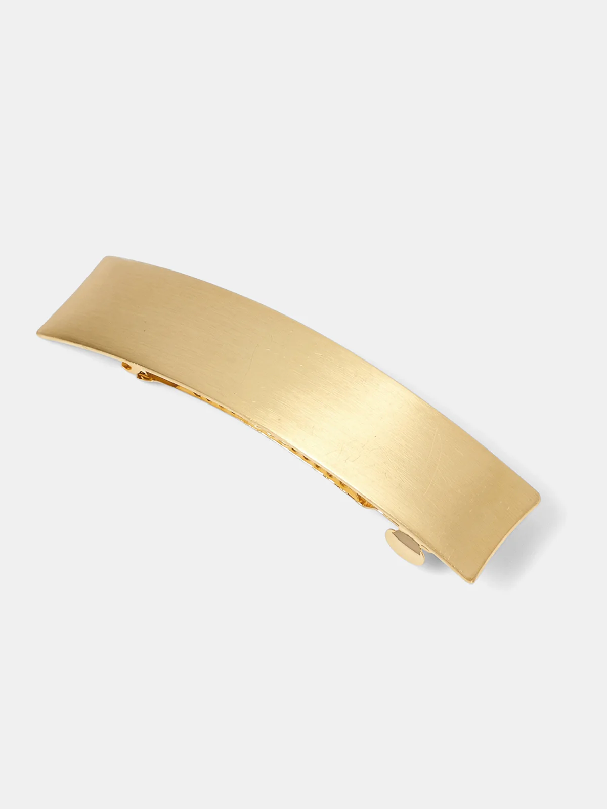 Rectangular Barrette Metal Hair Clip - Image 2