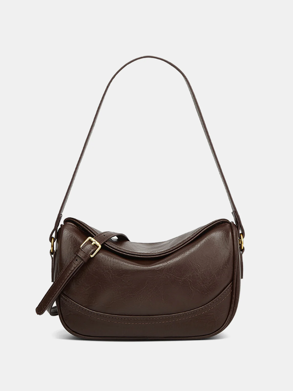 Retro Crescent Shoulder Bag - Image 3