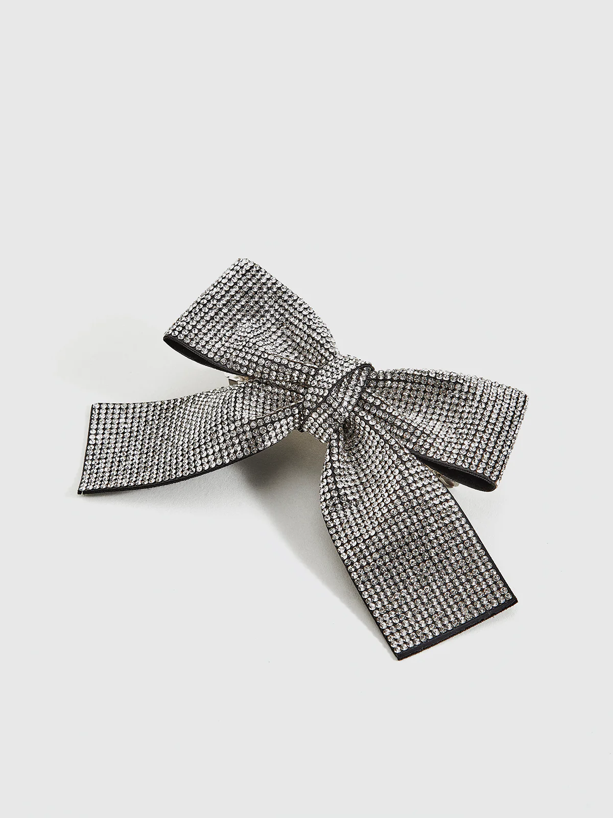 Rhinestone Bow Hair Clip - Image 3