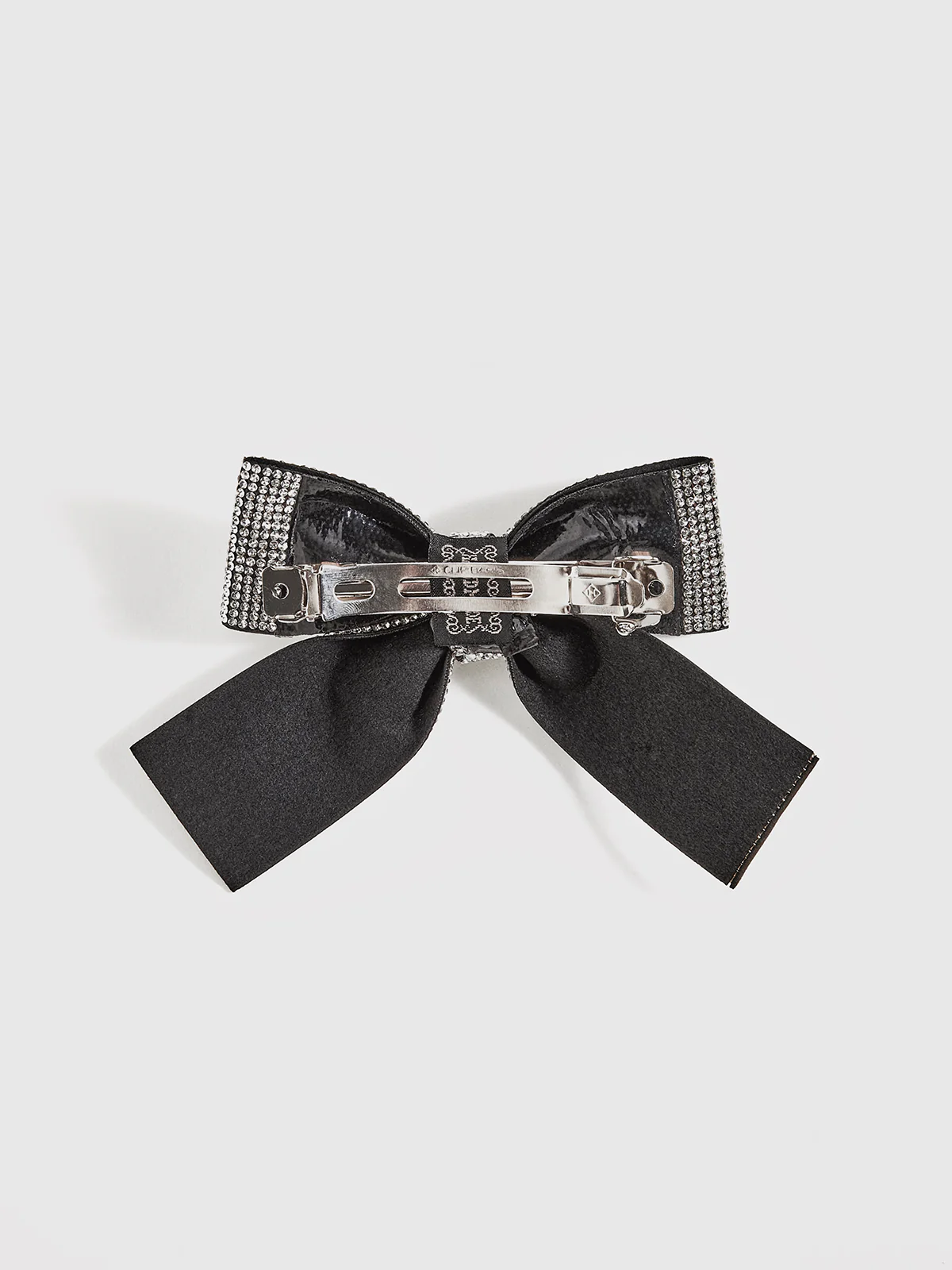 Rhinestone Bow Hair Clip - Image 4