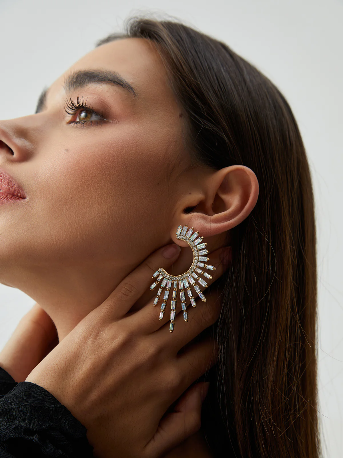 Rhinestones Sunshine Earrings - Image 2