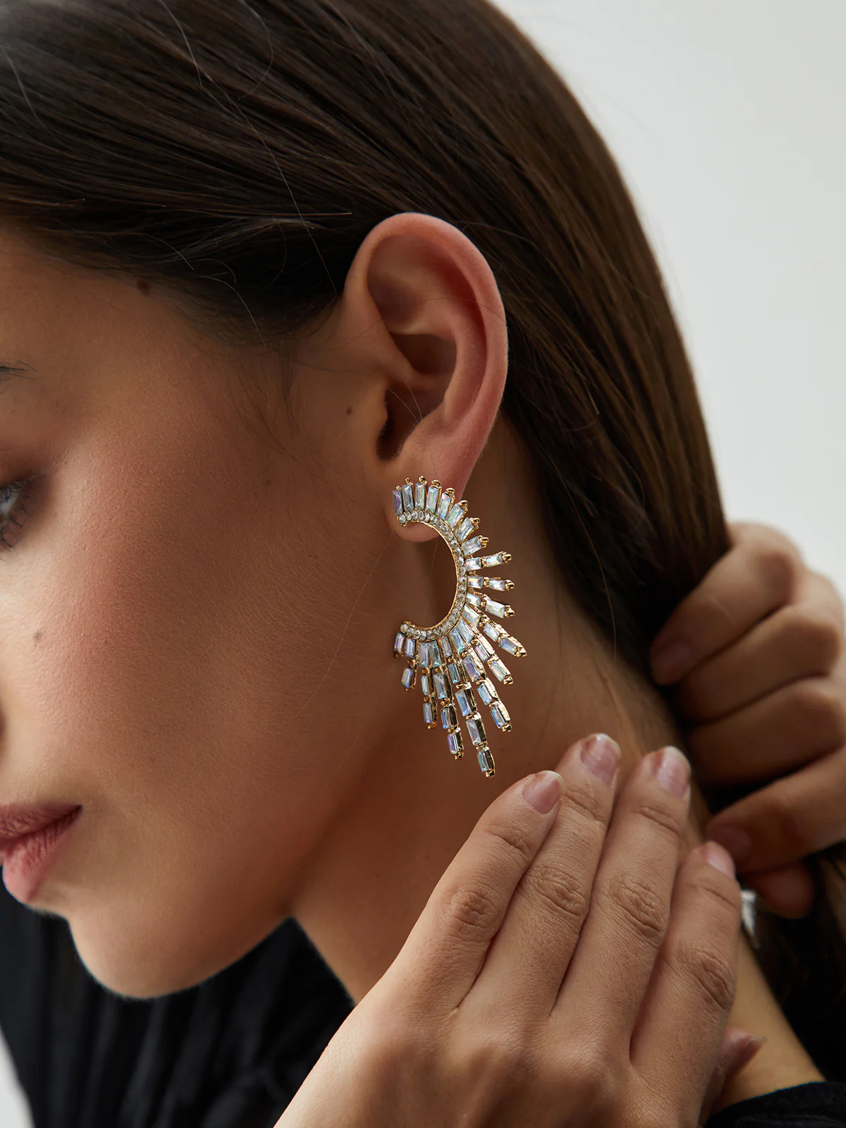 Rhinestones Sunshine Earrings - Image 3