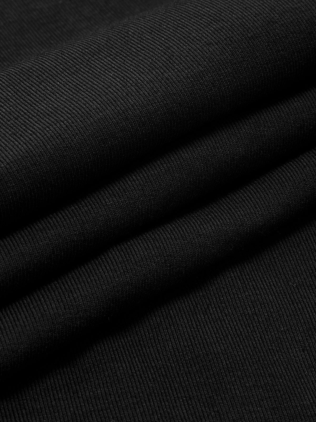 Ribbed Contrast Bow Cami Long Dress - Image 5