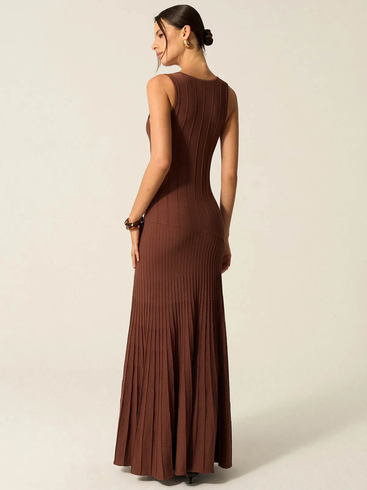 Ribbed Knit Maxi Dress - Image 6