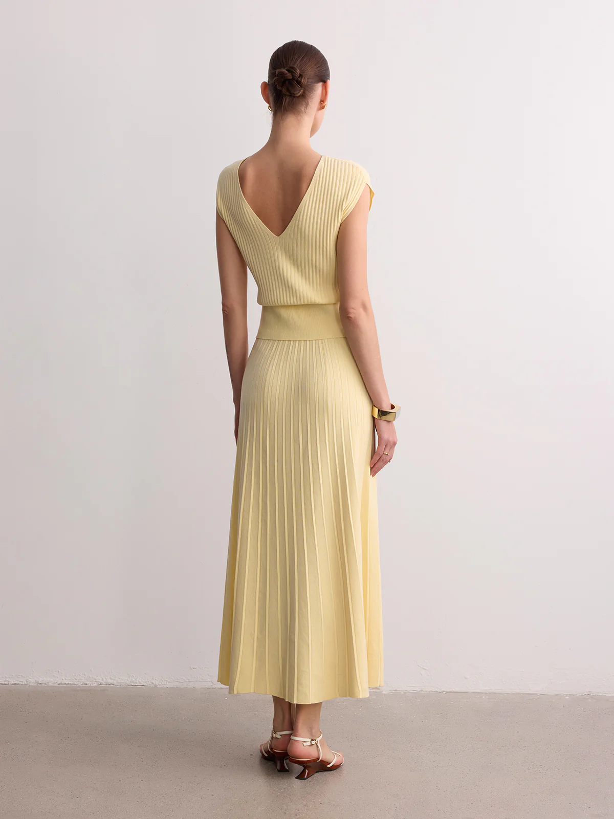 Ribbed Knit Maxi Skirt - Image 6