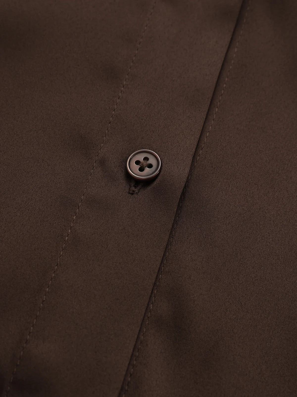 Ribbed Knit Panel Belted Shirt Dress - Image 5