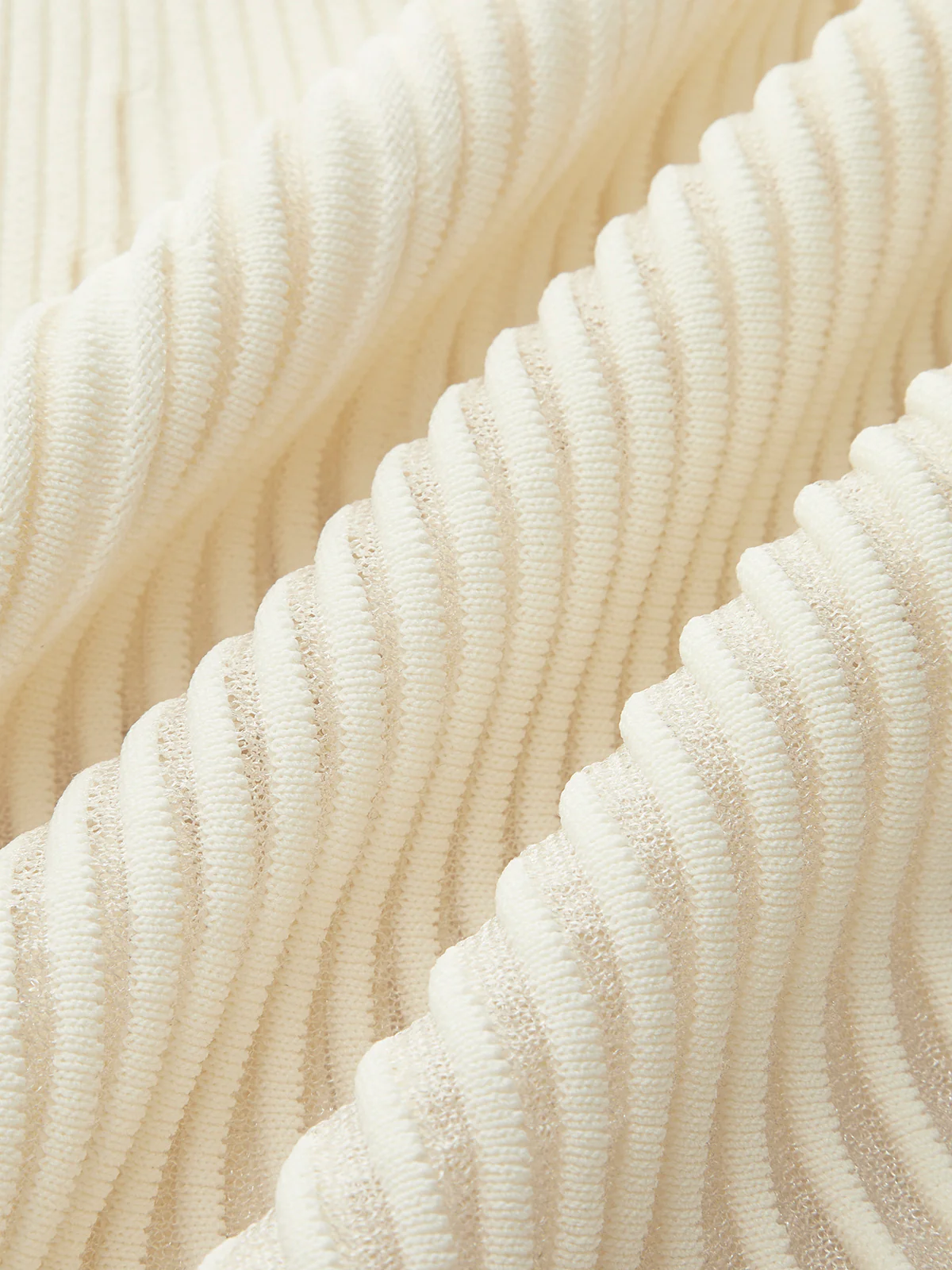 Ribbed Knit Ruffle Top - Image 9