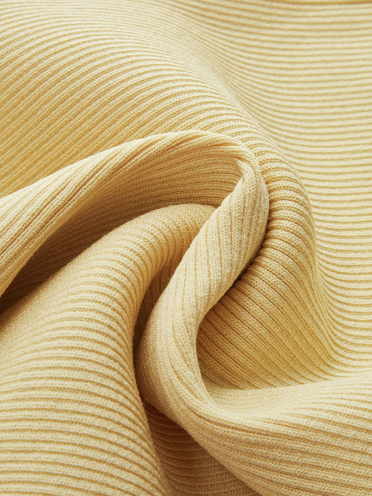 Ribbed Knit Square Neck Crop Top - Image 4