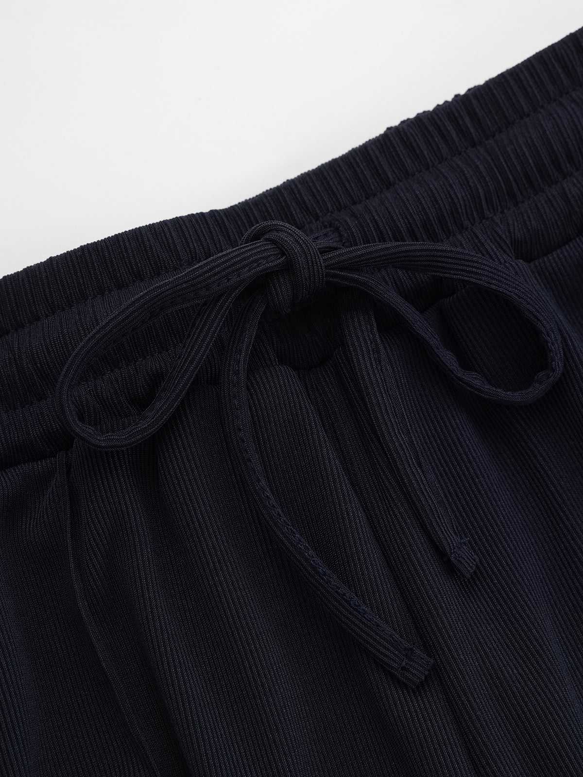Ribbed Knit Top and Drawstring Pants Set - Image 7