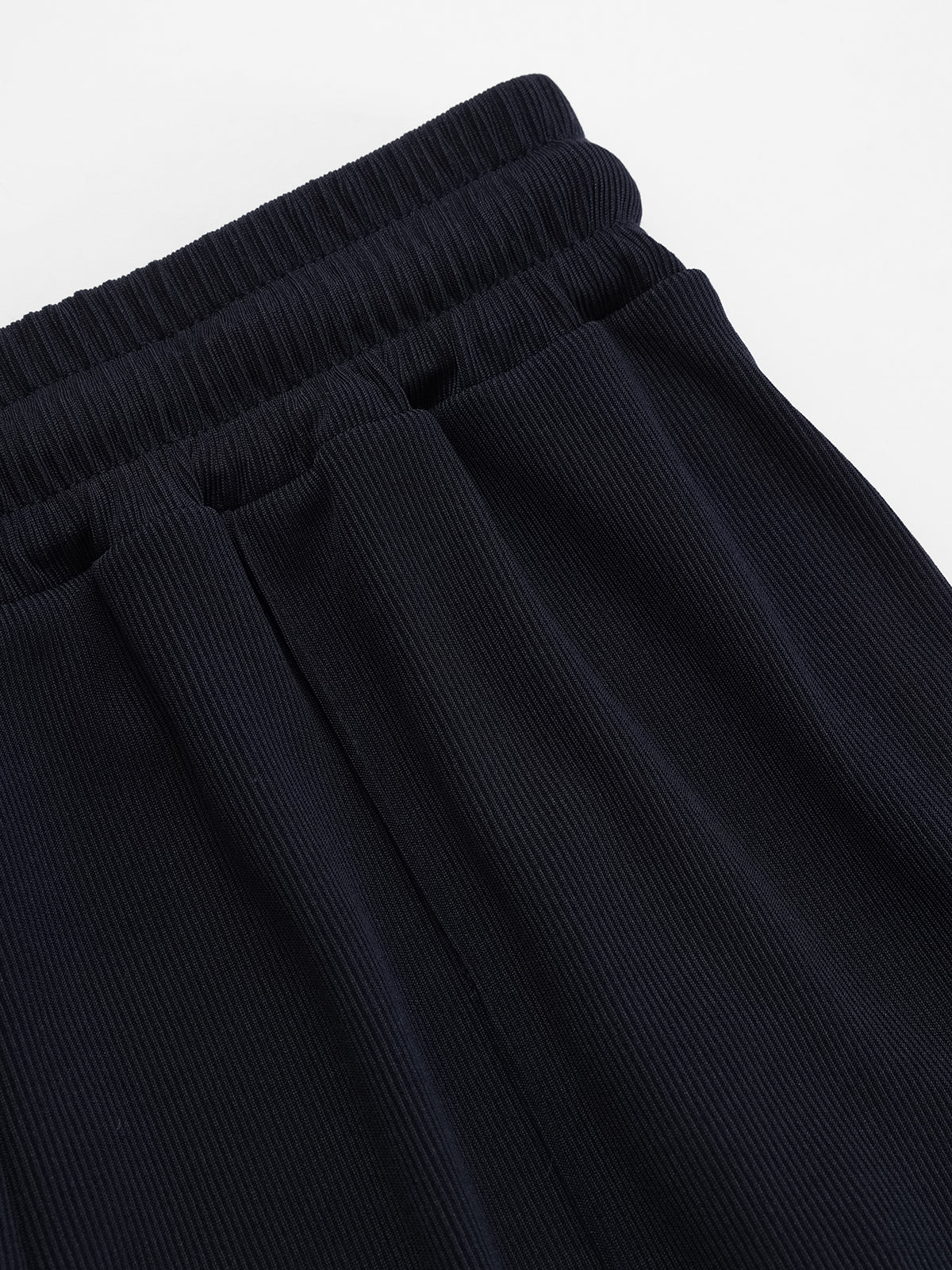 Ribbed Knit Top and Drawstring Pants Set - Image 9