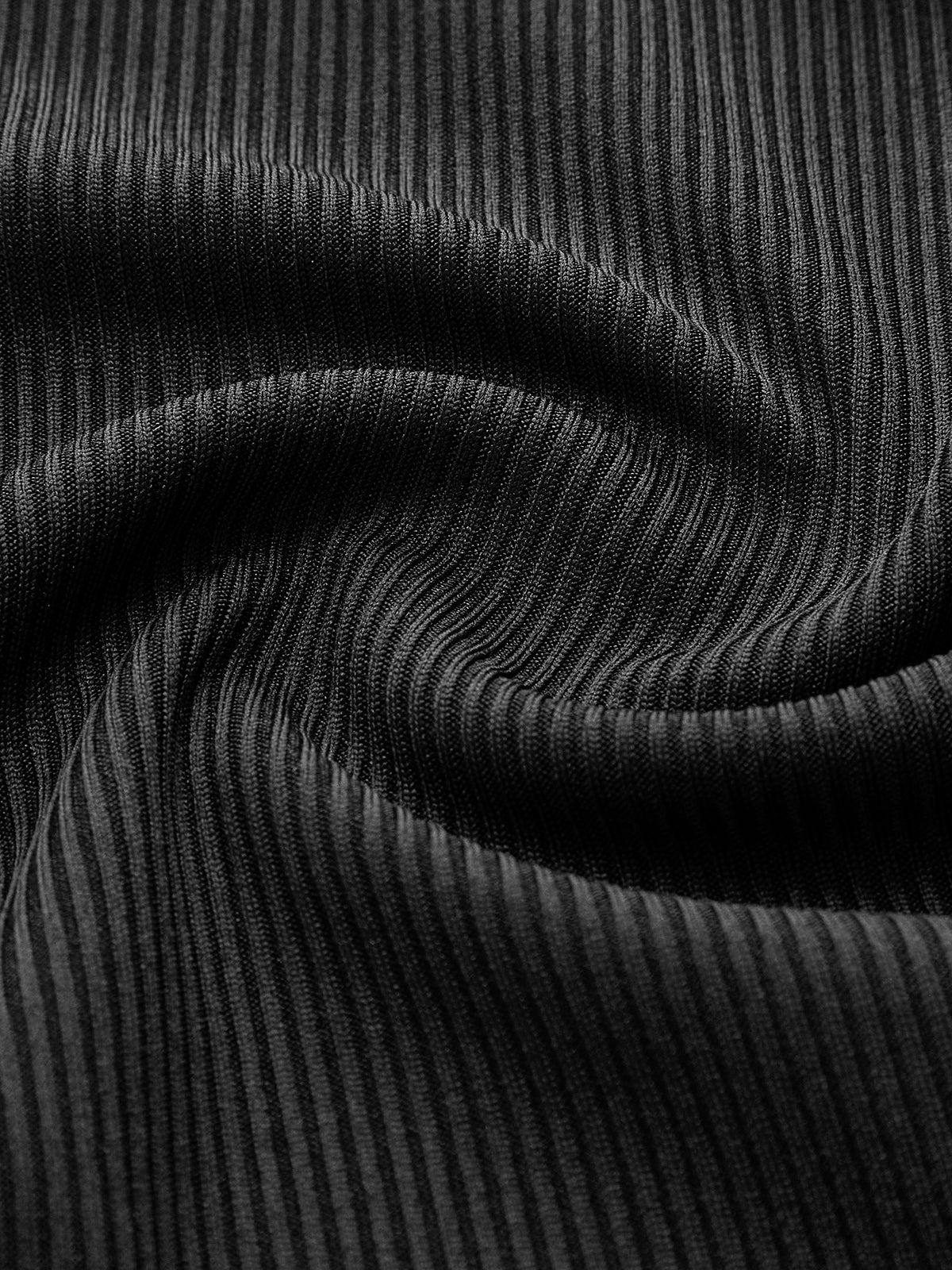 Ribbed Off-Shoulder Plain Jumpsuit - Image 5