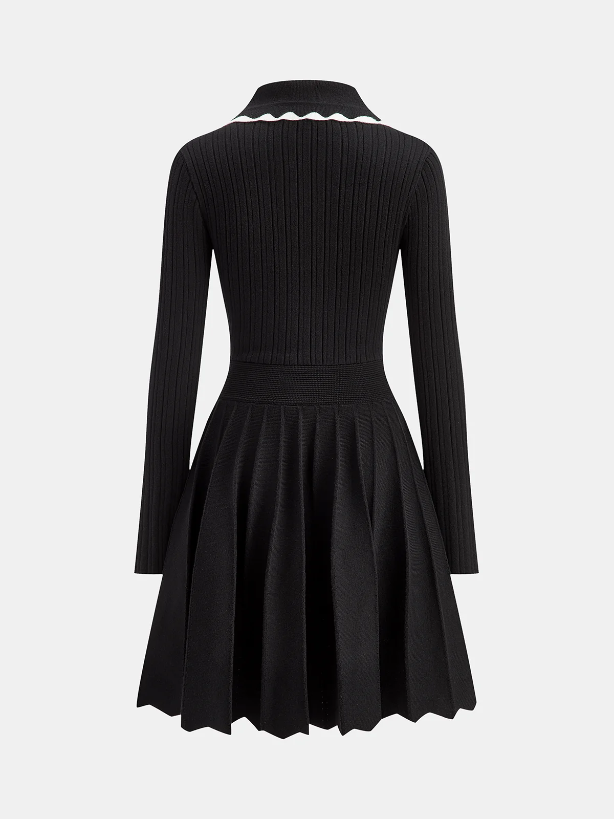 Ribbed Polo Dress - Image 2