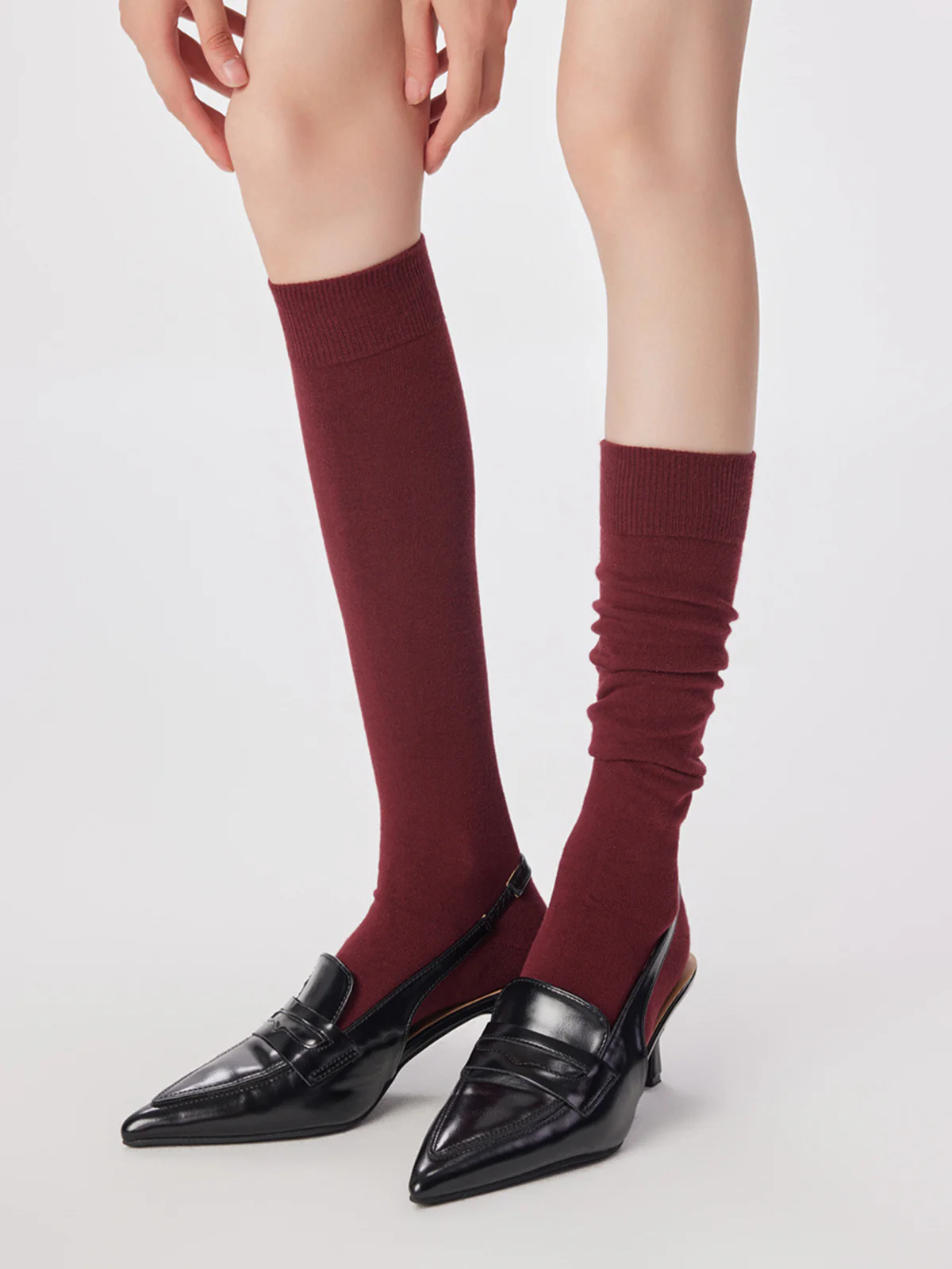 Ribbed Soft-Touch Calf Socks - Image 2
