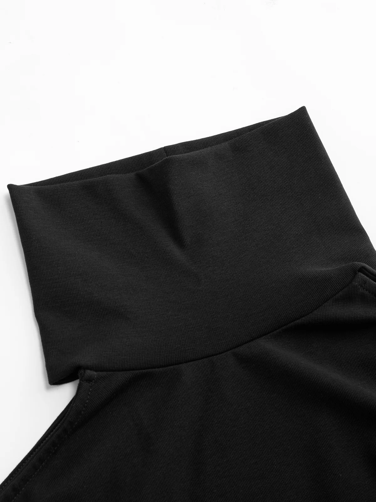 Ribbed Turtleneck Long-Sleeve Top - Image 4