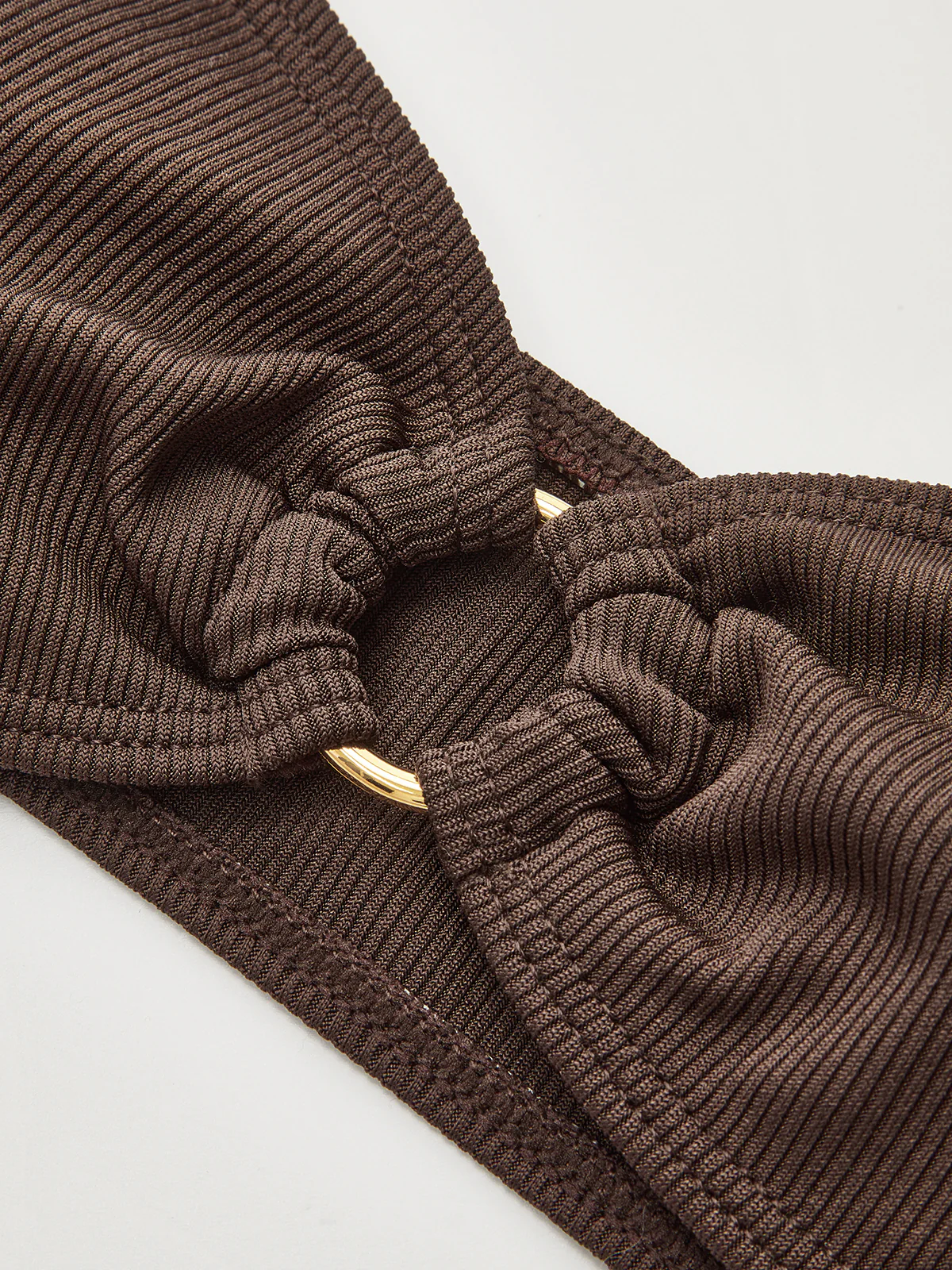 Ring Detail Halter Bikini Set - Image 4