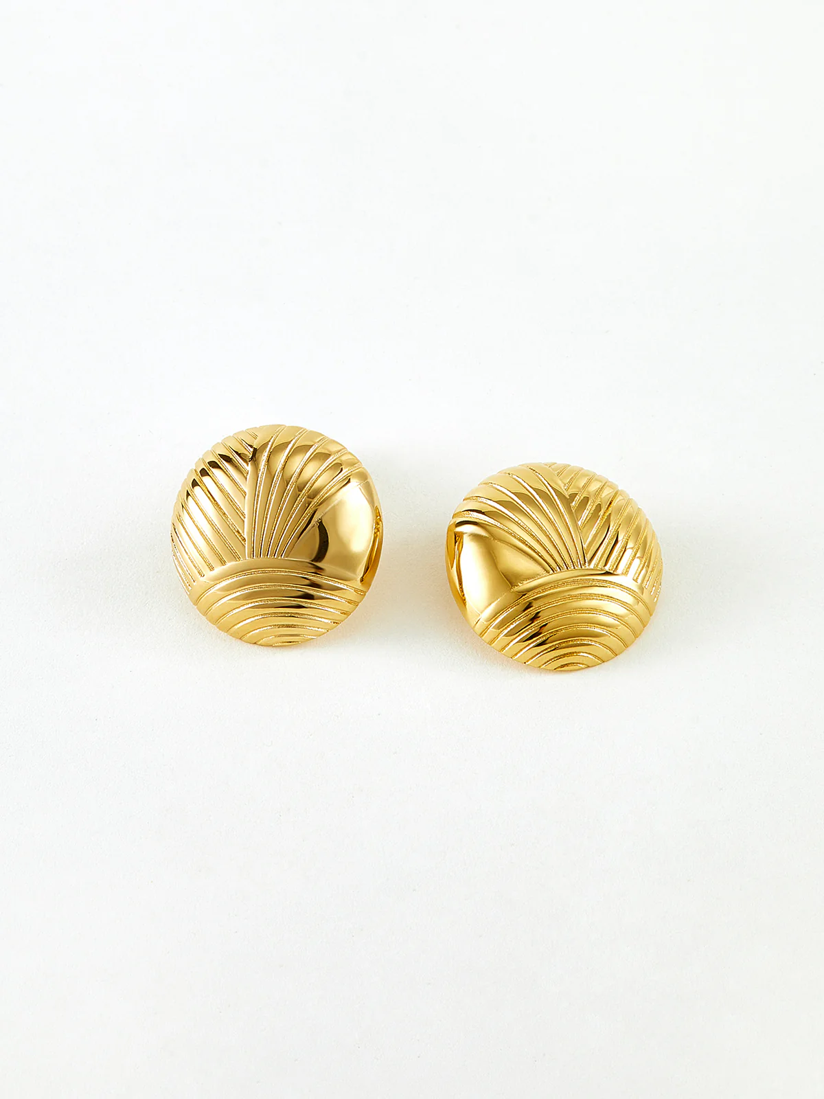 Ripple Oblate Earrings - Image 4