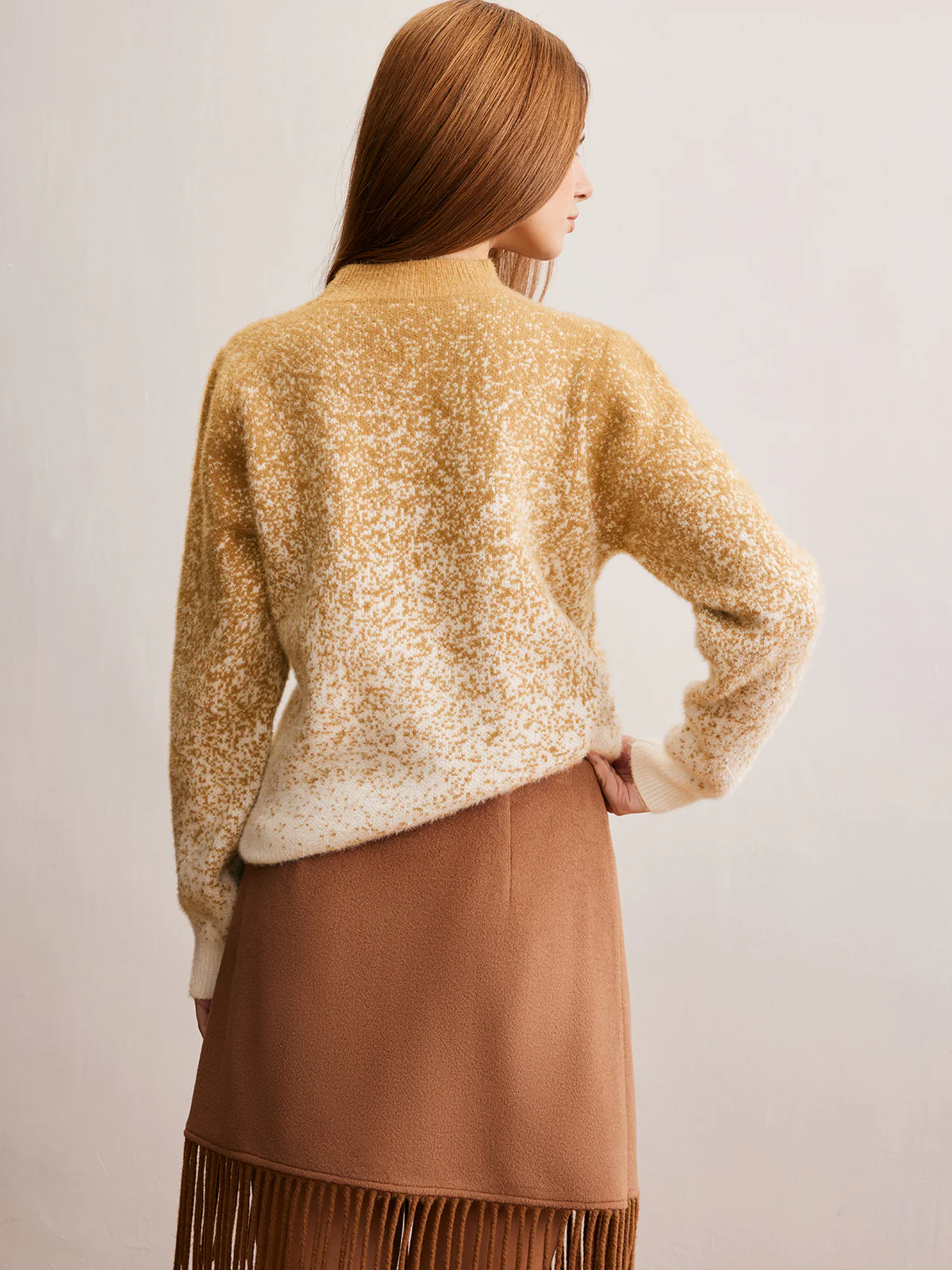 Romance Cashmere Gradient Sweater - Image 6