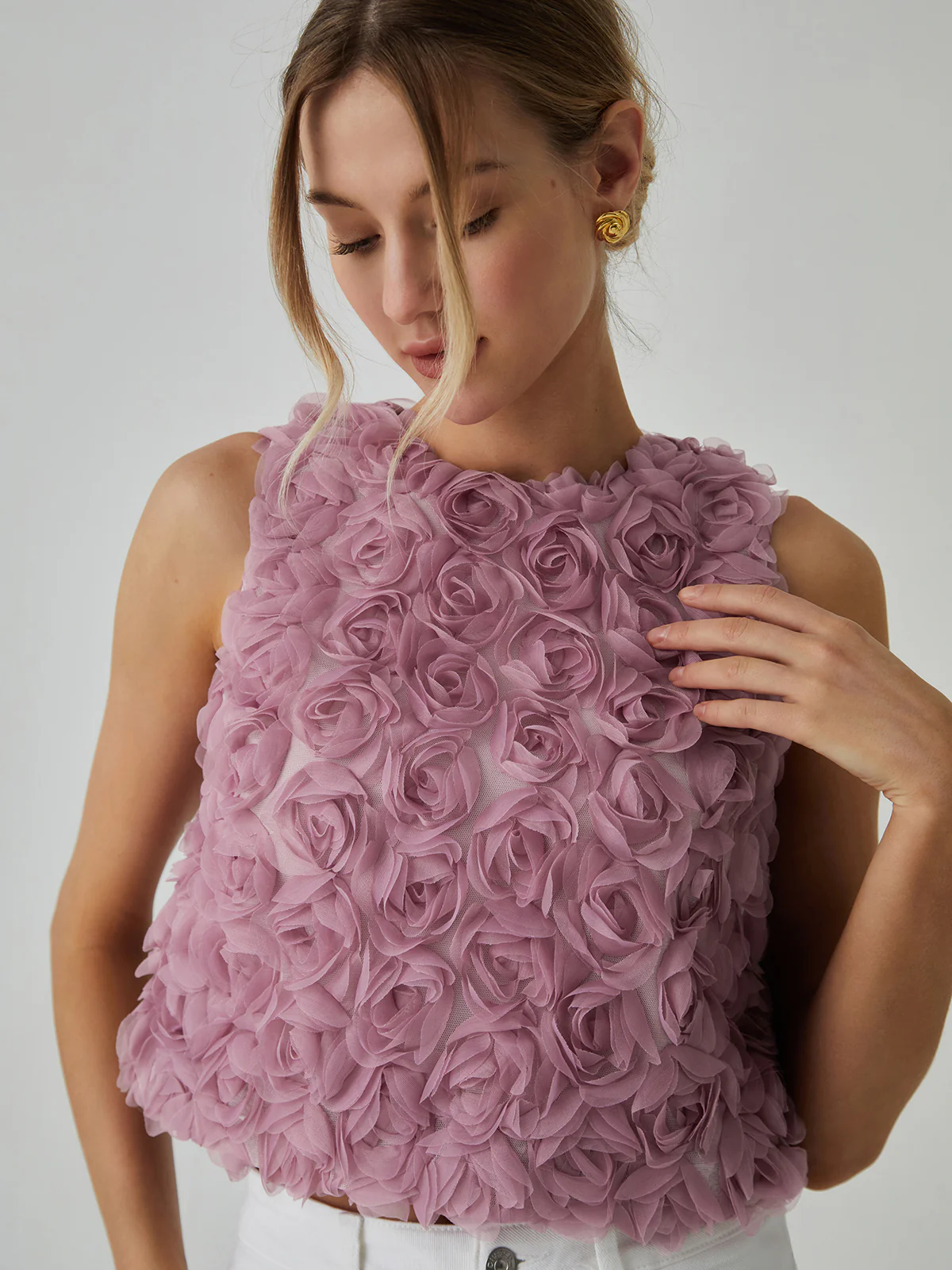 Romantic Multi Floral Blouse - Image 3