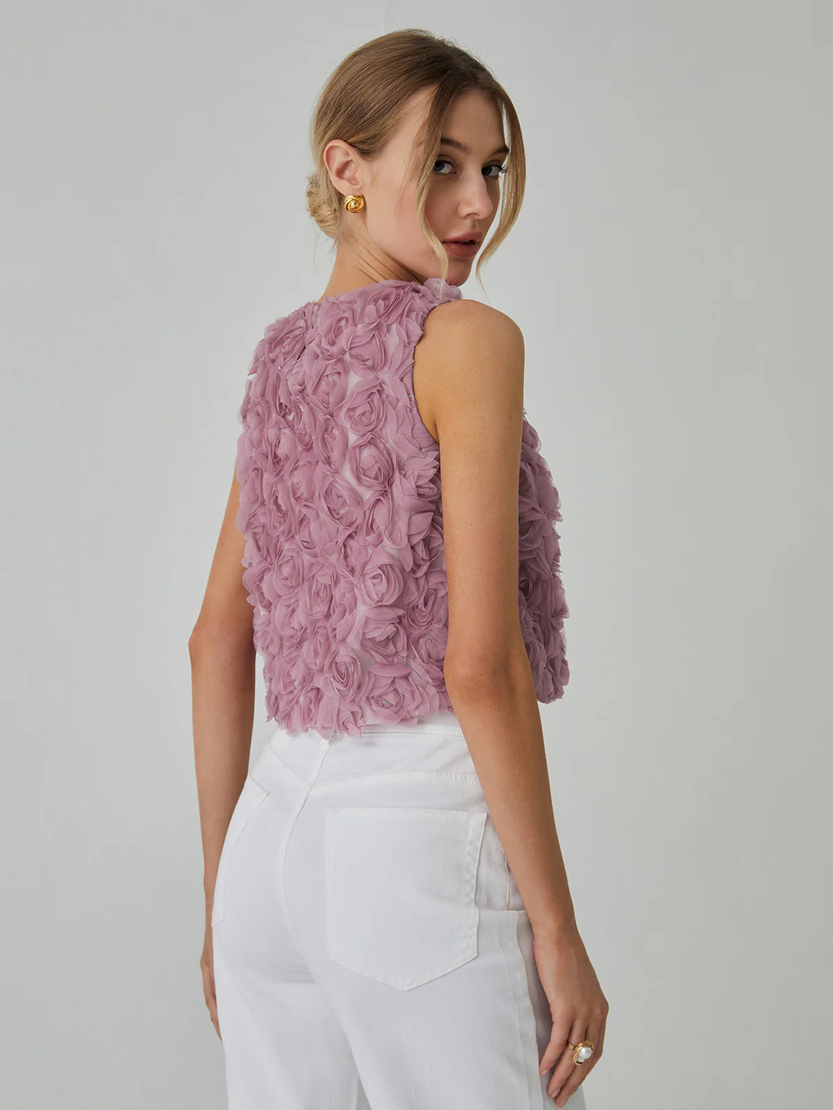 Romantic Multi Floral Blouse - Image 4