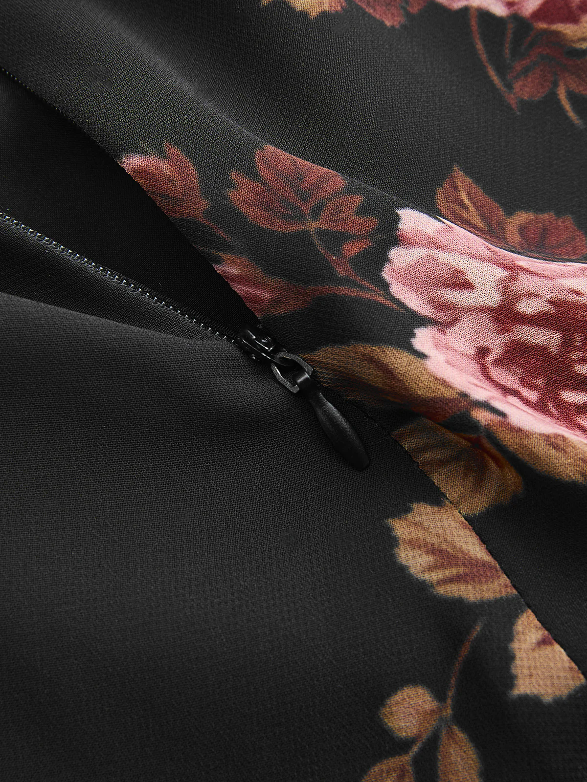Rose Print Chiffon Maxi Skirt - Image 5