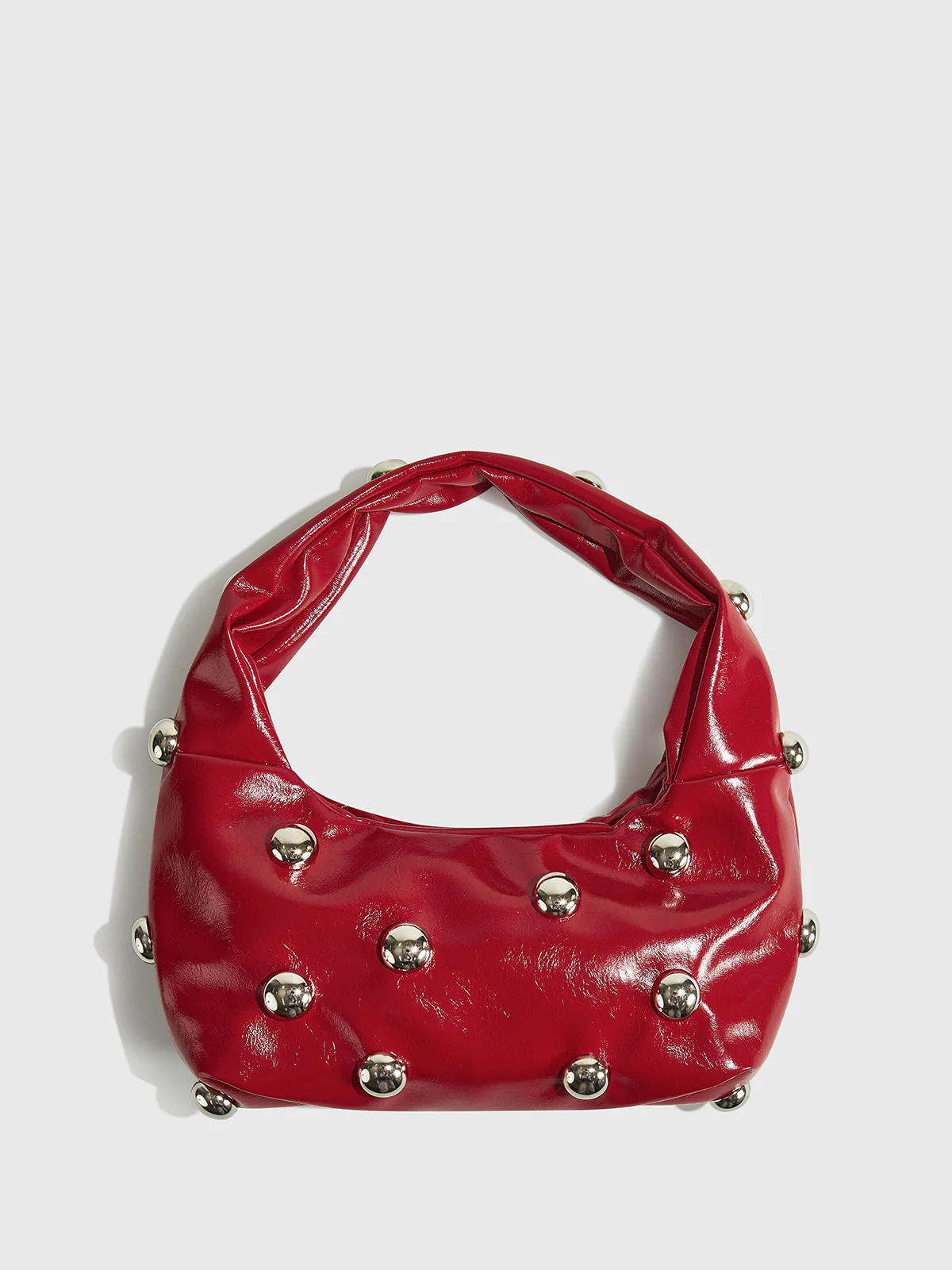 Rounded Studded Armpit Bag - Image 3