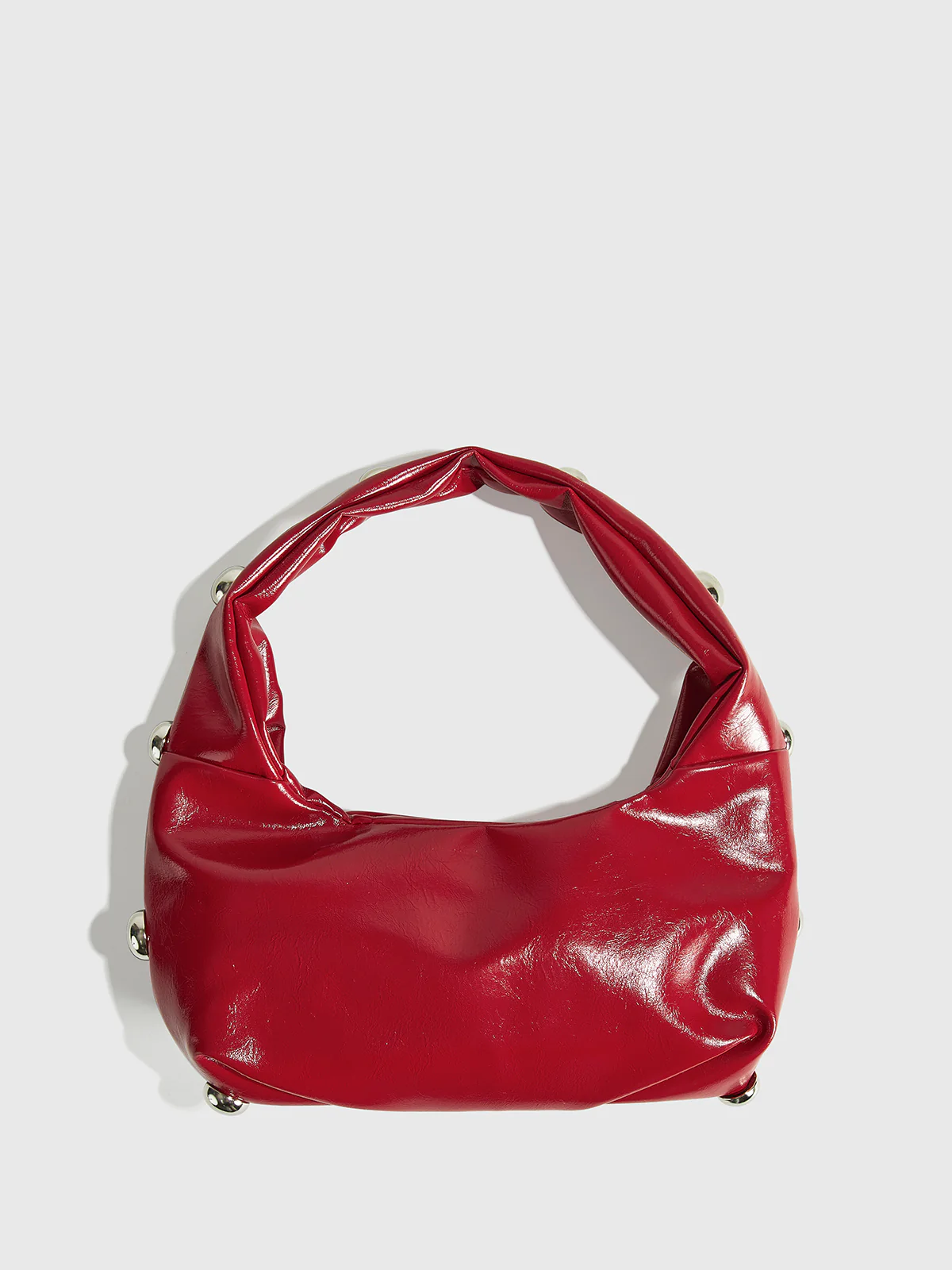Rounded Studded Armpit Bag - Image 4