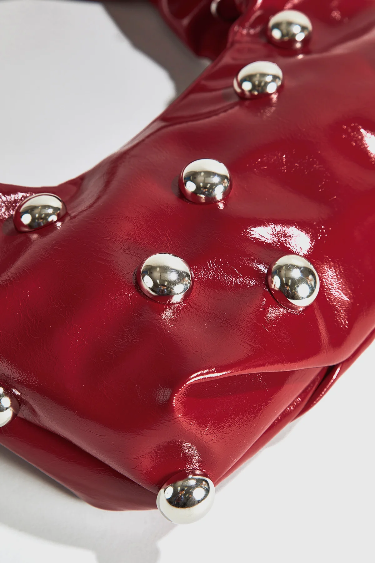 Rounded Studded Armpit Bag - Image 5