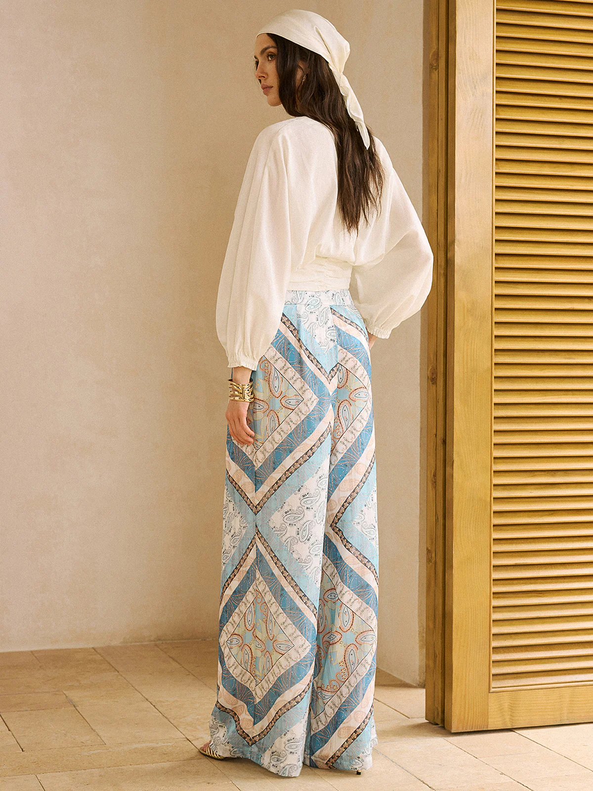 Ruched Buttoned Top - Image 3