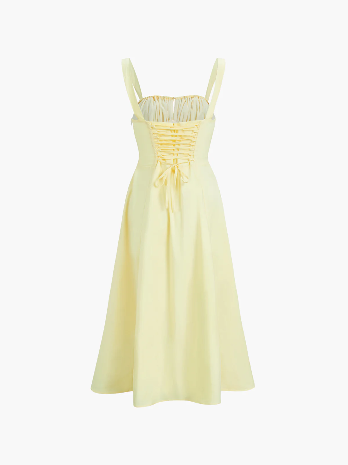 Ruched Cup Detail Long Sundress - Image 2