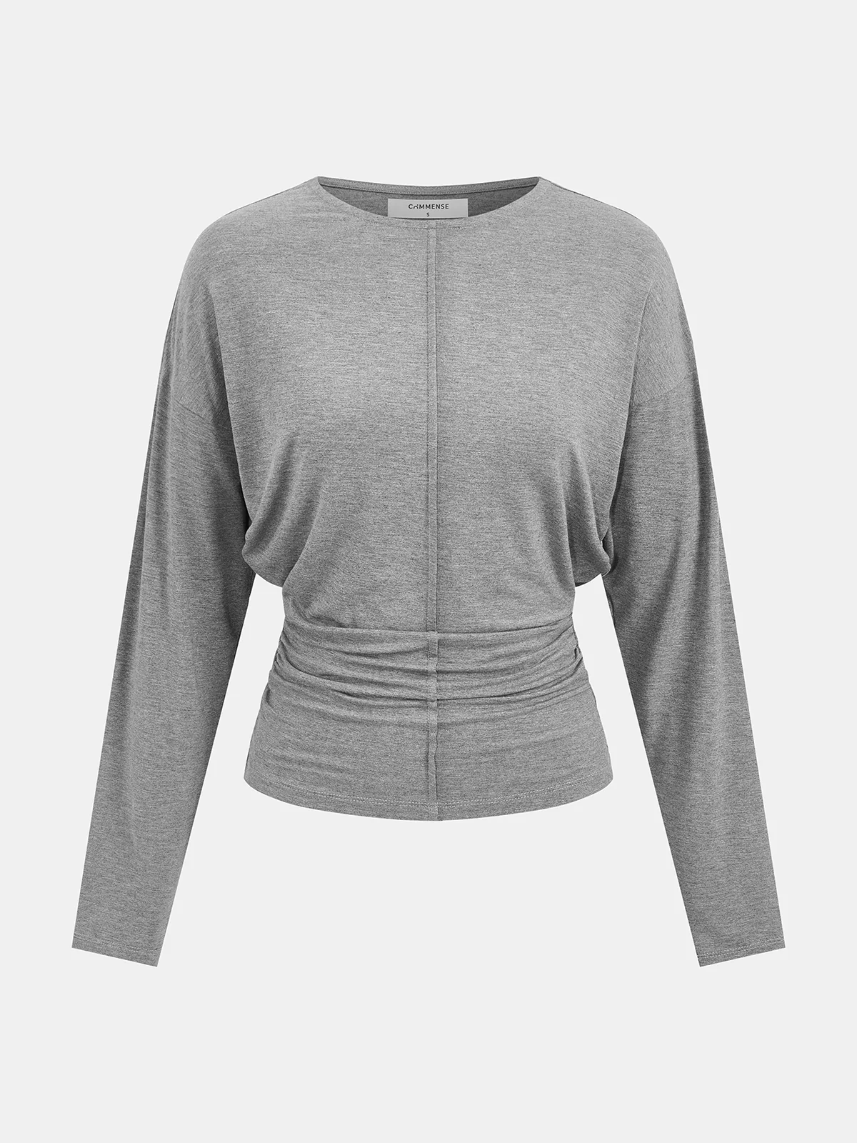 Ruched Long-Sleeve Top