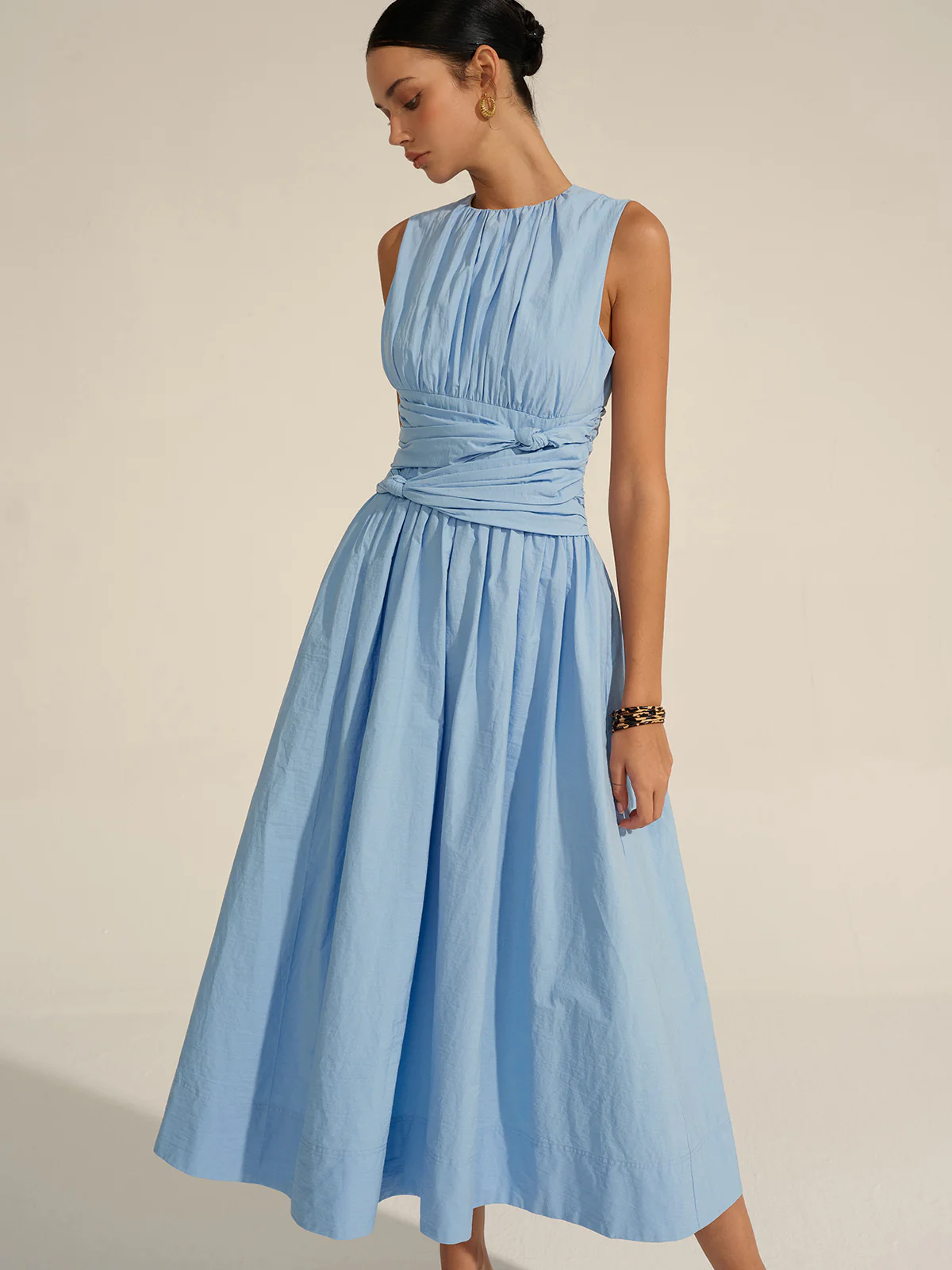 Ruched Waist Maxi Dress - Image 2