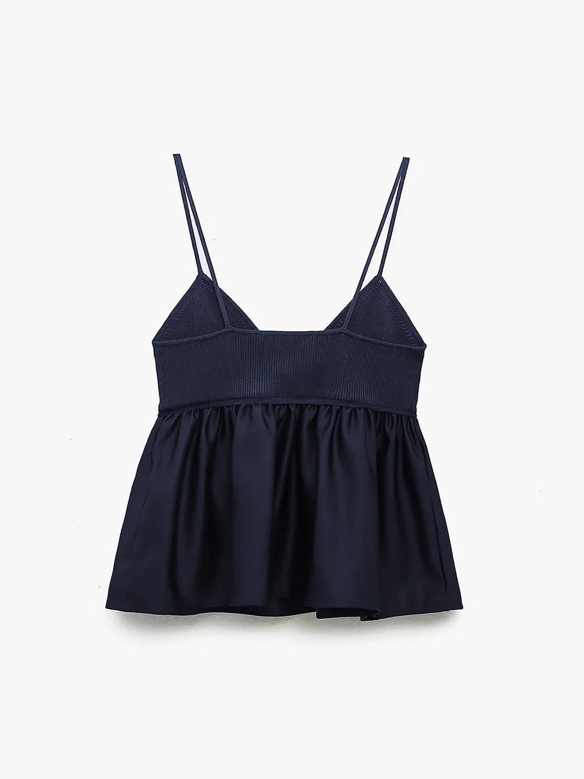 Ruffle Crop Cami Top - Image 2