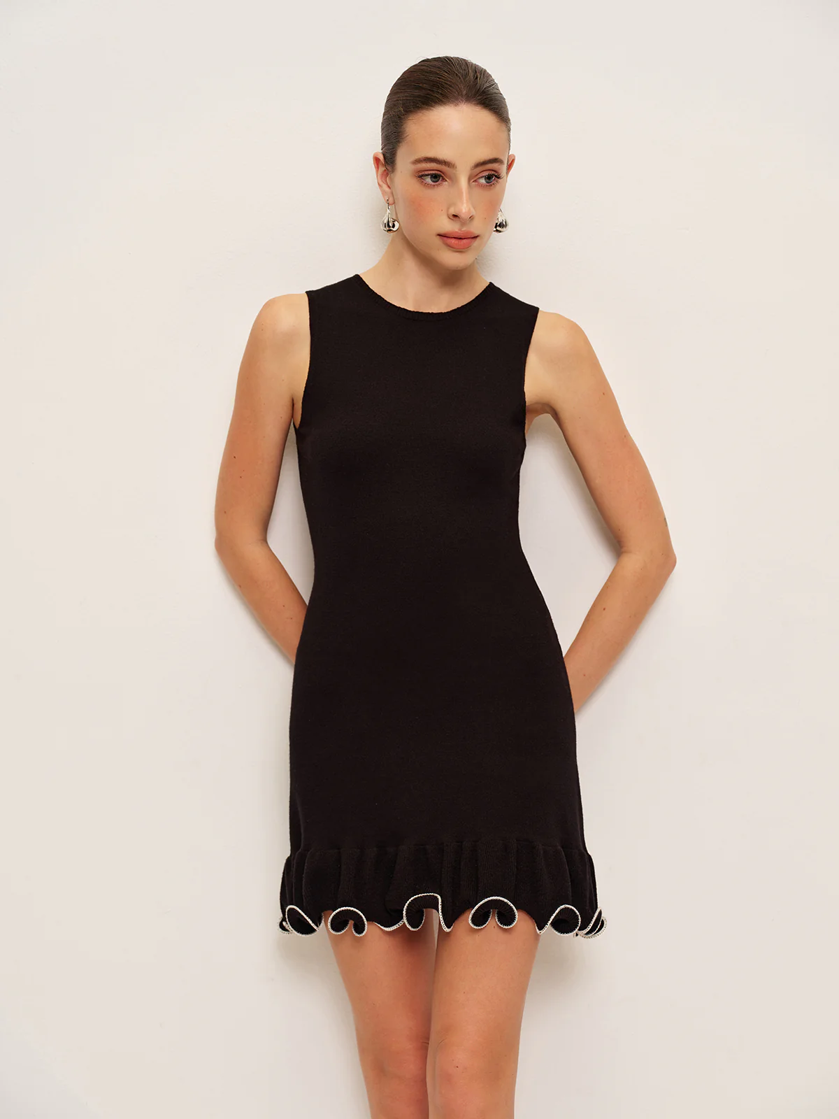 Ruffled Sleeveless Dress - Image 2
